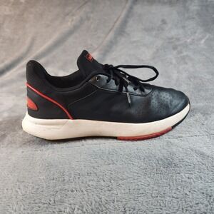 Adidas Shoes Mens 9.5 Black Red Courtsmash Athletic Sneakers F36716  Leather